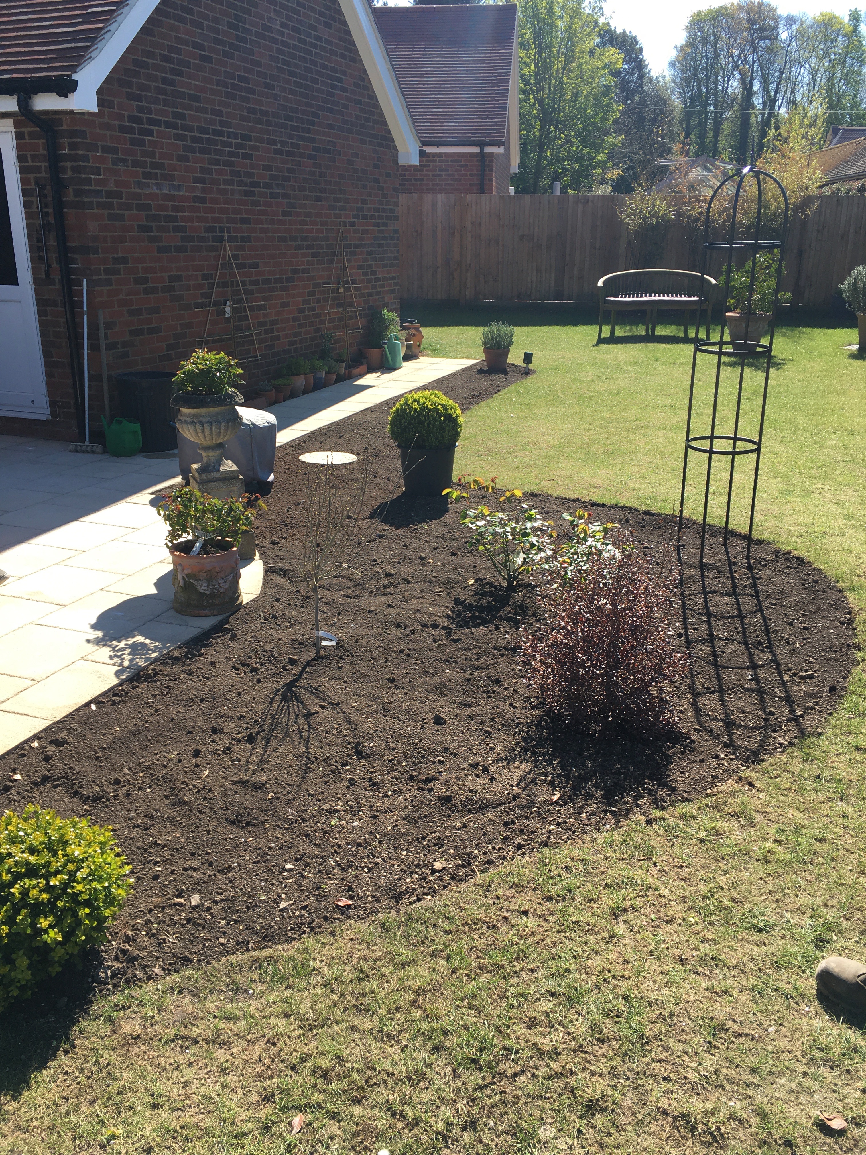 A Garden Reimagined getting the borders ready for planting