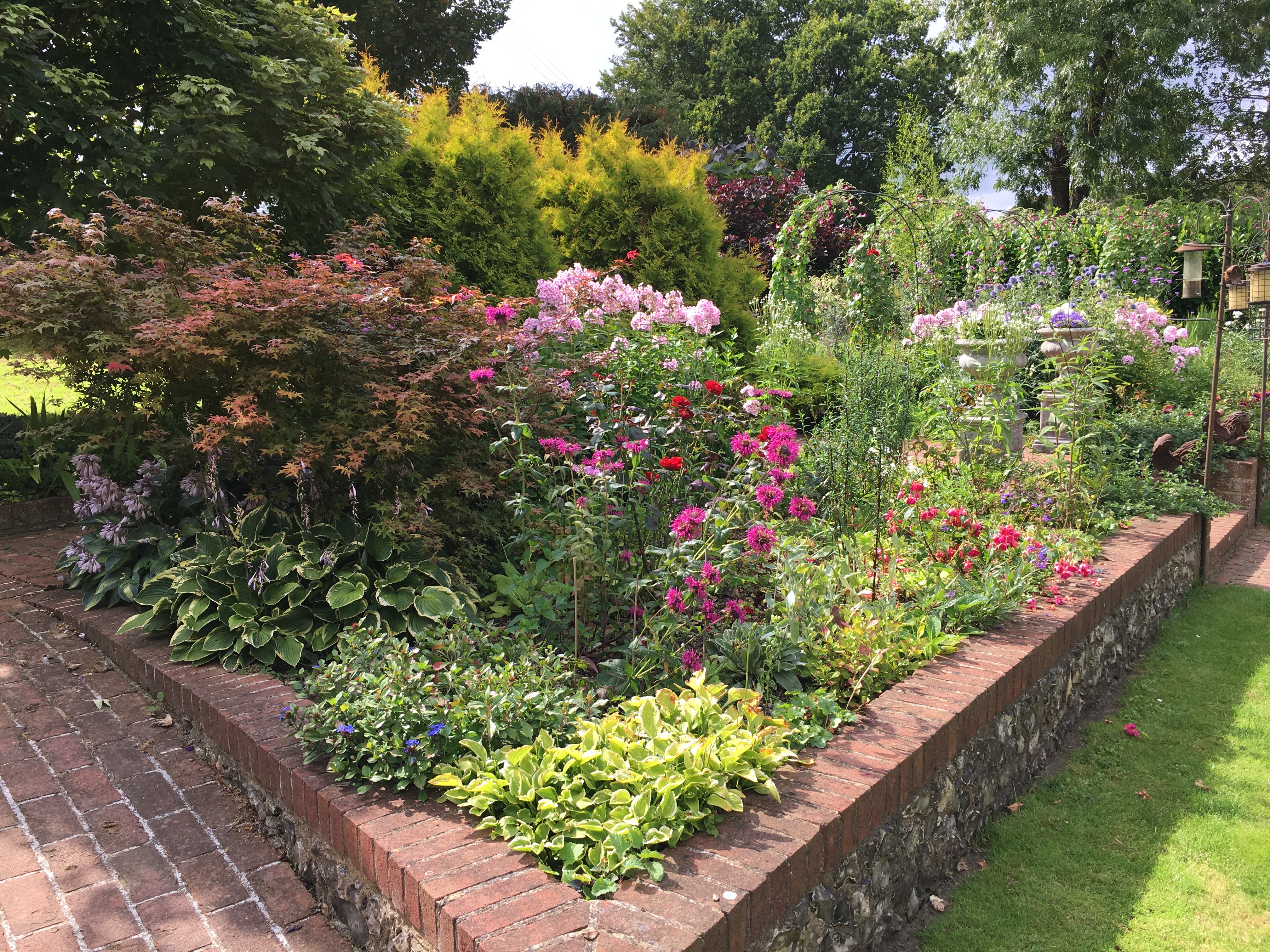 The Harmonious Retreat layered planting with balance