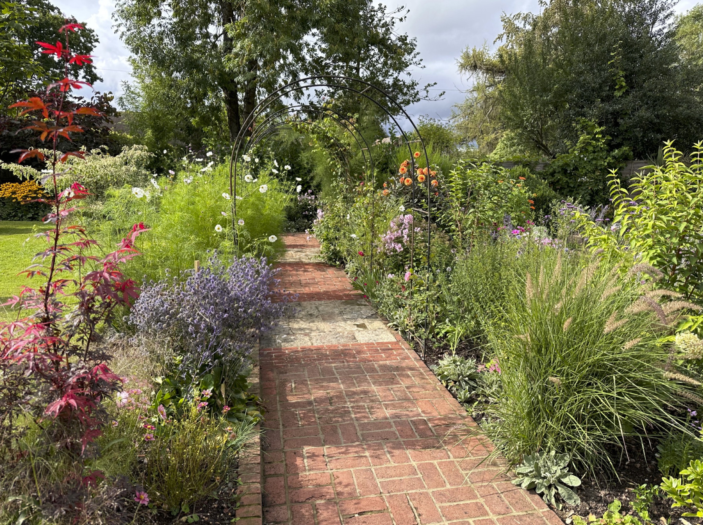 The Harmonious Retreat calming garden path